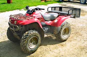 Photo 1 – Full-size ATV involved in this rollover.