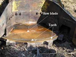 Figure 4. Circular saw plate