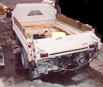 Figure 2. Dump box on the snow plow.