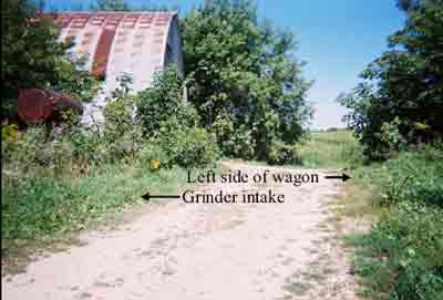 Position of Wagon and Grinder intake