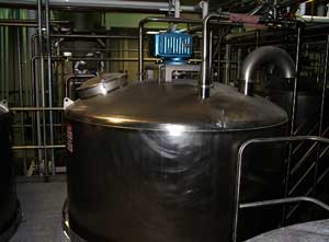 Fermentation tank at a wholesale bakery