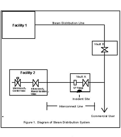 diagram of steam distribution system