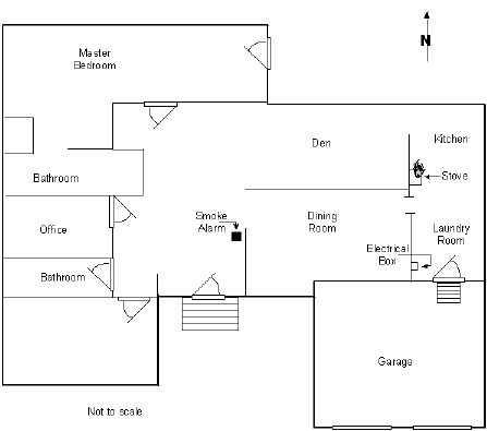 Diagram. Residence Floor Plan