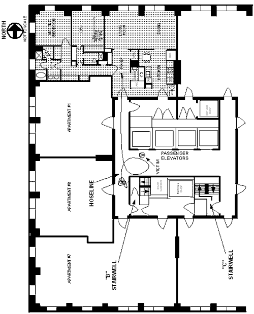 Diagram 3. 5th Floor / Fire Apartment