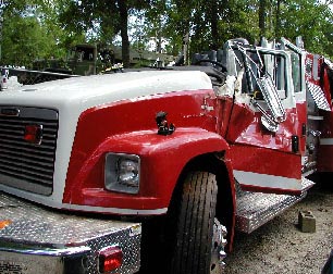 Engine involved in accident
