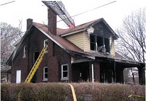 Photo of Incident Structure, Courtesy of Fire Department