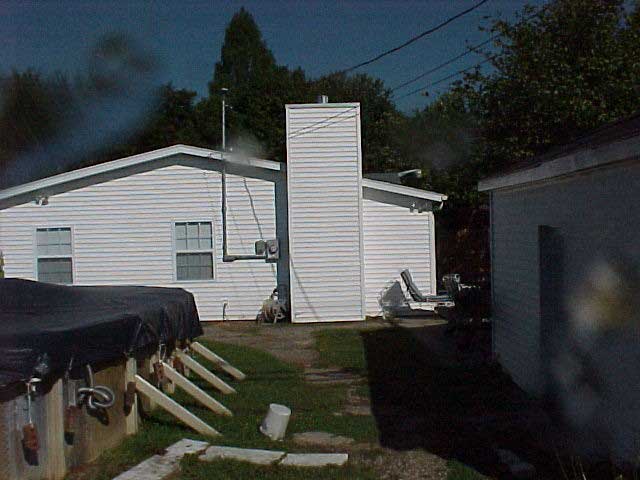 Photo of the residential structure involved in the incident
