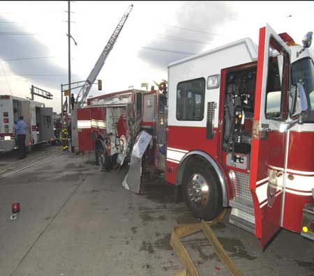 Photo 1. View of Unit 2 which was struck on the passenger side