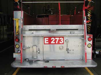 Tailboard of Engine 273
