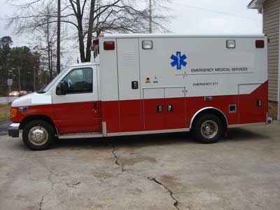 unwrecked ambulance