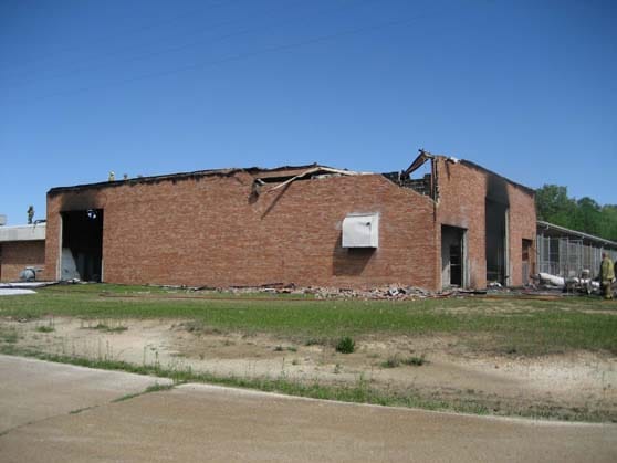 Side view of incident site.