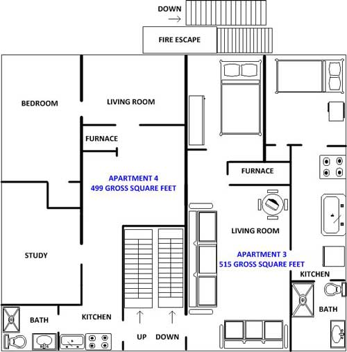 floor plan of 2nd floor