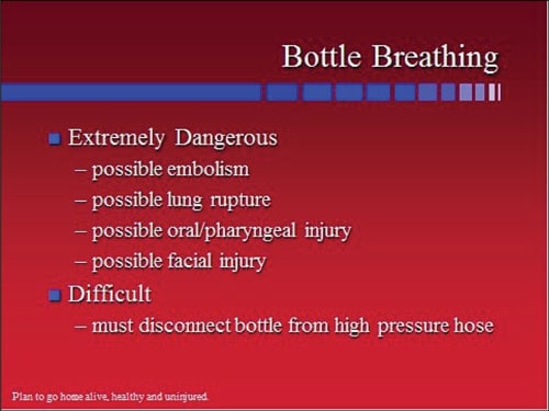 bottle breathing