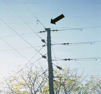 Point of Separation Between the Power Line and Connector