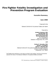 Cover - Fire Fighter Fatality Investigation and Prevention Program Evaluation