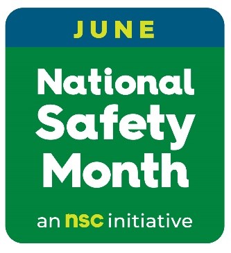National Safety Month logo.
