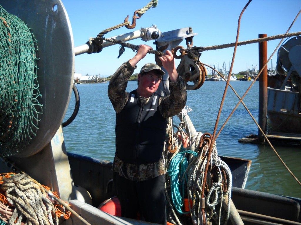 Commercial fishing veteran, Brett Smith, works the line in the &lsquo;Rogue&rsquo; flotation vest