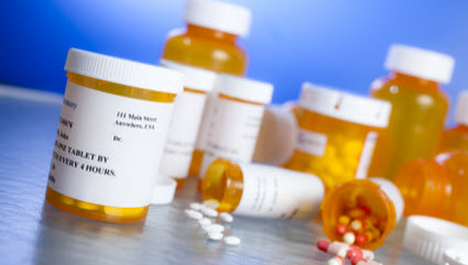 prescription pill bottles