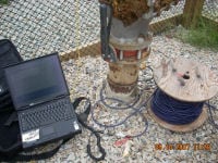 Measuring methane drainage at a borehole