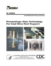 Image of publication Proceedings: New Technology for Coal Mine Roof Support