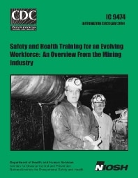 Image of publication Safety and Health Training for an Evolving Workforce: An Overview From the Mining Industry