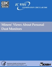 Image of publication Miners' Views About Personal Dust Monitors