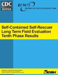 Image of publication Self-Contained Self-Rescuer Long Term Field Evaluation Tenth Phase Results