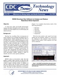 Image of publication Technology News 536 - NIOSH Develops New Software to Analyze and Reduce Noise Exposure