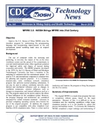 Image of publication Technology News 549 - MFIRE 3.0 - NIOSH Brings MFIRE into 21st Century