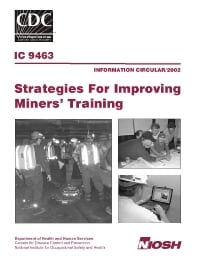 Image of publication Principles of Adult Learning: Application for Mine Trainers
