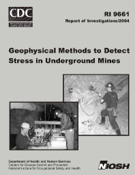 Image of publication Geophysical Methods to Detect Stress in Underground Mines