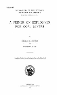 Image of publication A Primer on Explosives for Coal Miners