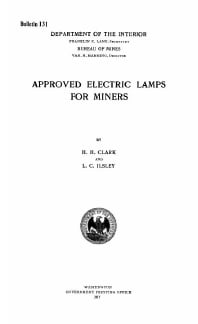 Image of publication Approved Electric Lamps for Miners