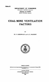 Image of publication Coal-Mine Ventilation Factors