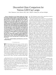 Image of publication Discomfort Glare Comparison for Various LED Cap Lamps