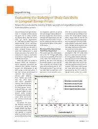 First page of Evaluating the Stability of Shale Gas Wells in Longwall Barrier Pillars