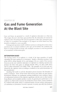 Image of publication Gas and Fume Generation at the Blast Site