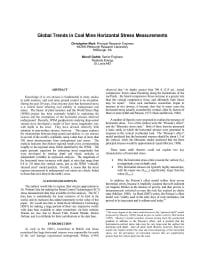 Image of publication Global Trends in Coal Mine Horizontal Stress Measurements