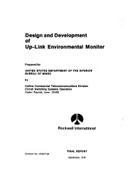 Image of publication Design and Development of Up-Link Environmental Monitor