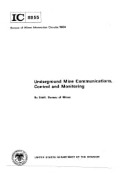 Image of publication Underground Mine Communications, Control and Monitoring