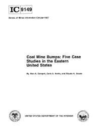 Image of publication Coal Mine Bumps: Five Case Studies in the Eastern United States