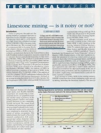 Image of publication Limestone Mining: Is It Noisy or Not?