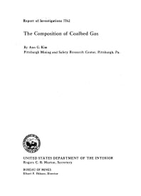 Image of publication The Composition of Coalbed Gas