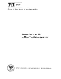 Image of publication Tracer Gas as an Aid in Mine Ventilation Analysis