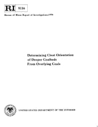 Image of publication Determining Cleat Orientation of Deeper Coalbeds From Overlying Coals