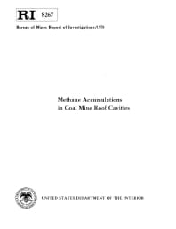 Image of publication Methane Accumulations in Coal Mine Roof Cavities