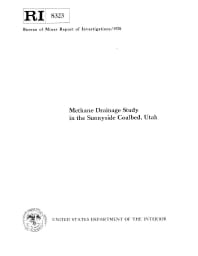 Image of publication Methane Drainage Study in the Sunnyside Coalbed, Utah