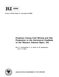 Image of publication Problems Facing Coal Mining and Gas Production in the Hartshorne Coalbeds of the Western Arkoma Basin, OK
