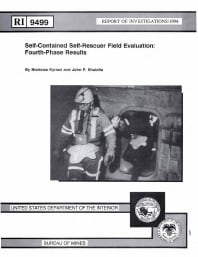 Image of publication Self-Contained Self-Rescuer Field Evaluation: Fourth-Phase Results