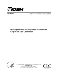 Image of publication Investigation of Coal Properties and Airborne Respirable Dust Generation